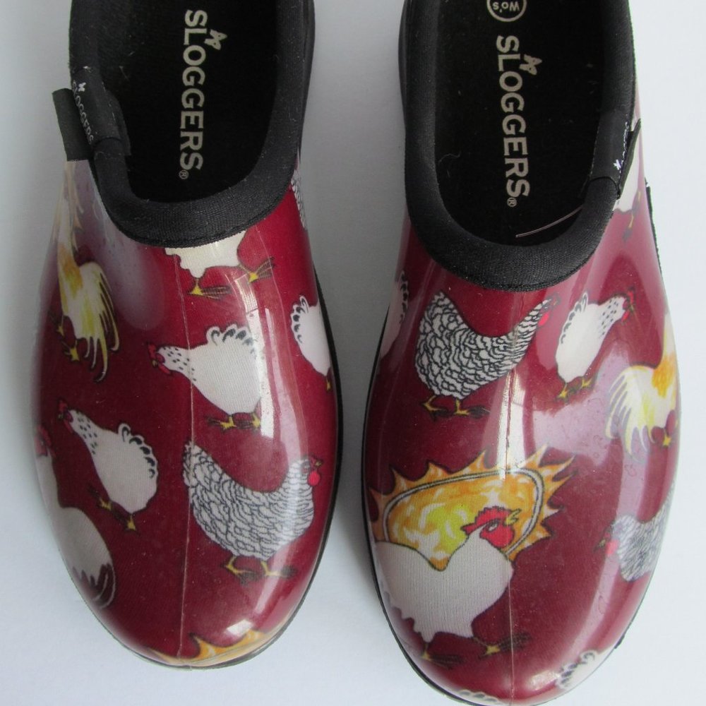 Sloggers Red Clogs Size 7